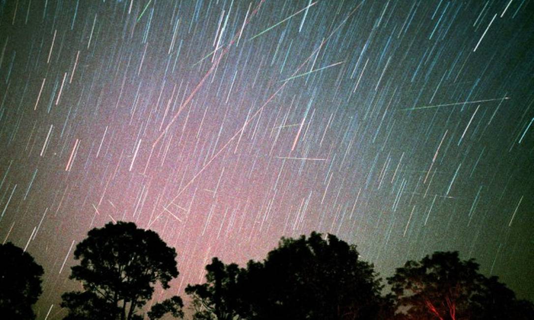 Chuva de meteoros na Tailândia Foto: Sakchai Lalit / AP