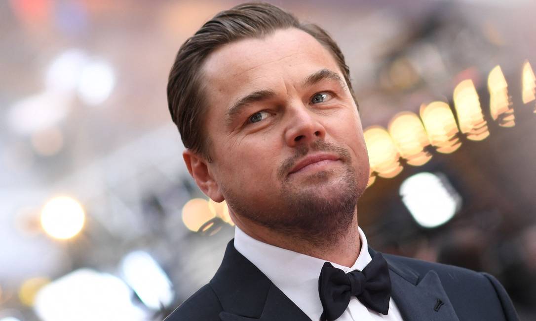 Leonardo DiCaprio na cerimônia do Oscar, em 2020: ator é conhecido pela luta a favor de causas climáticas. Foto: AFP