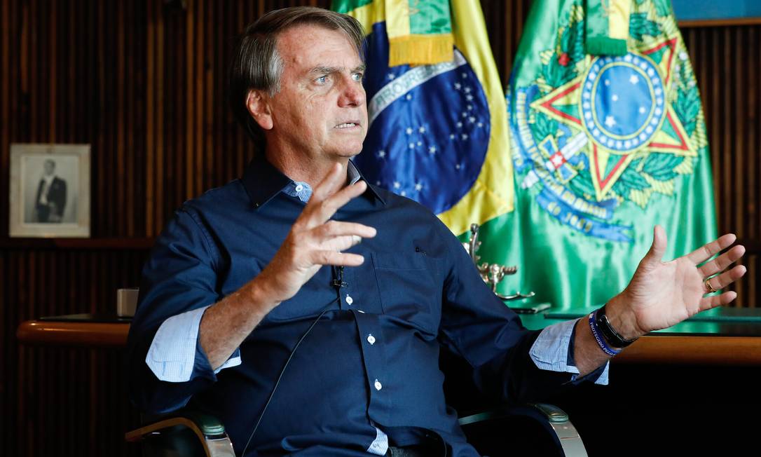 O presidente Jair Bolsonaro: 'Tem que ver quem é que vai na posse do novo presidente do Chile. Eu não irei' Foto: Foto: Alan Santos/PR / Agência O Globo