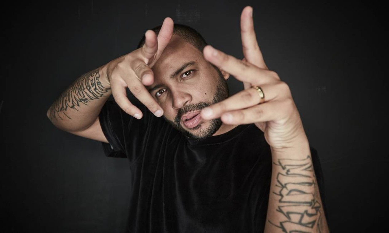 O rapper paulista Projota, de 35 anos Foto: PEDRO DIMITROW / PEDRO DIMITROW