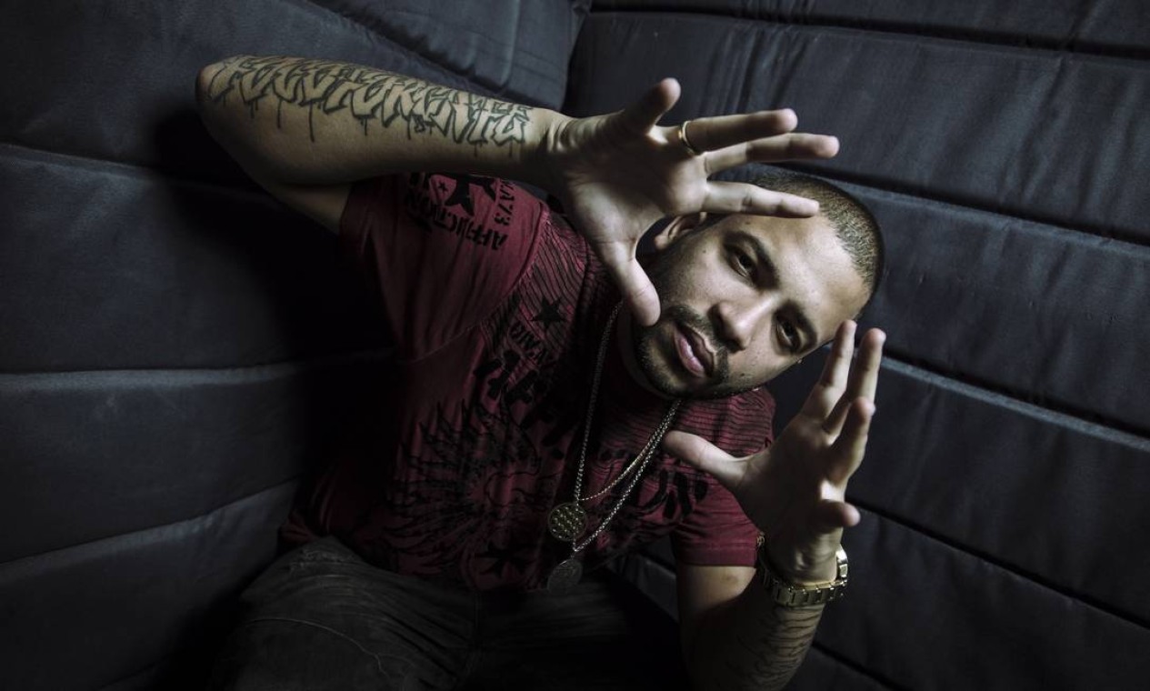 Projota: rapper venceu as principais batalhas no mundo do rap e se sagrou artista de grande sucesso Foto: Leo Martins / Agência O Globo