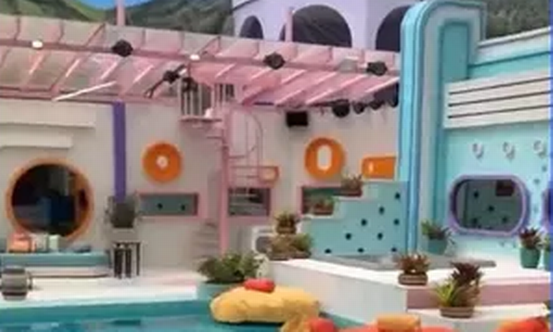 'BBB 22': nova casa do Biga Brother Brasil tem inspiração no universo lúdico infantil Foto: Reprodução / O GLOBO