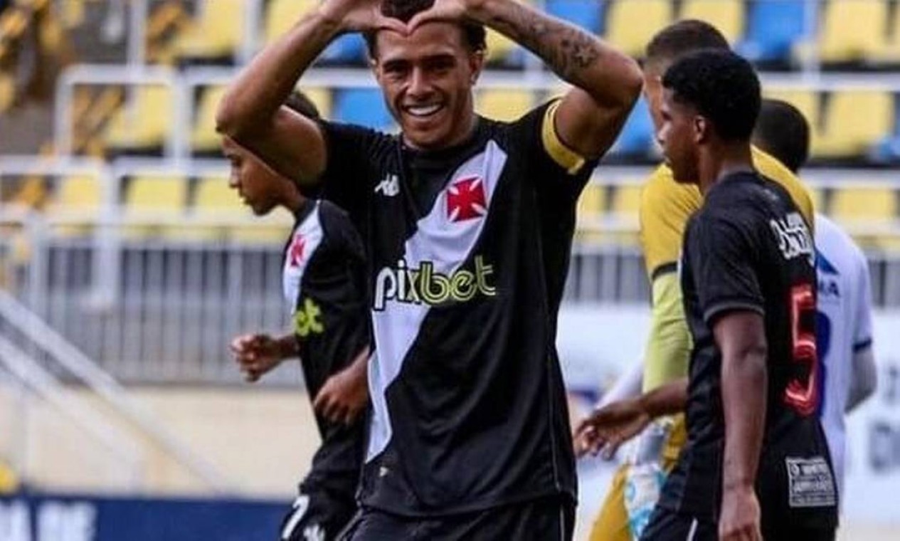 Figueiredo, do Vasco, é o artilheiro da competição, com seis gols ao longo de três partidas disputadas Foto: Reprodução/Vasco