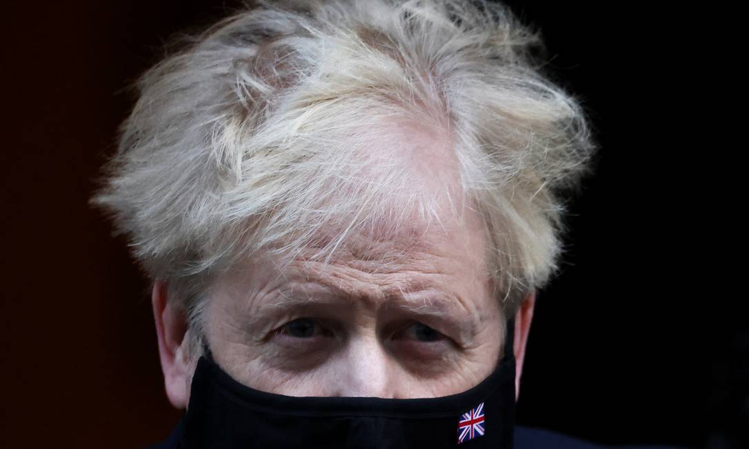 Boris Johnson: festas em Downing Street durante quarentena deixam primeiro-ministro em situação delicada Foto: HENRY NICHOLLS / REUTERS/12-01-22