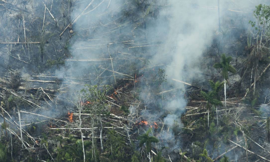 Porto Velho (RO) 17/09/2021 - Desmatamento e queimadas na Floresta Amazônica. Foto: Edilson Dantas / Agencia O Globo Foto: Edilson Dantas / Agência O Globo