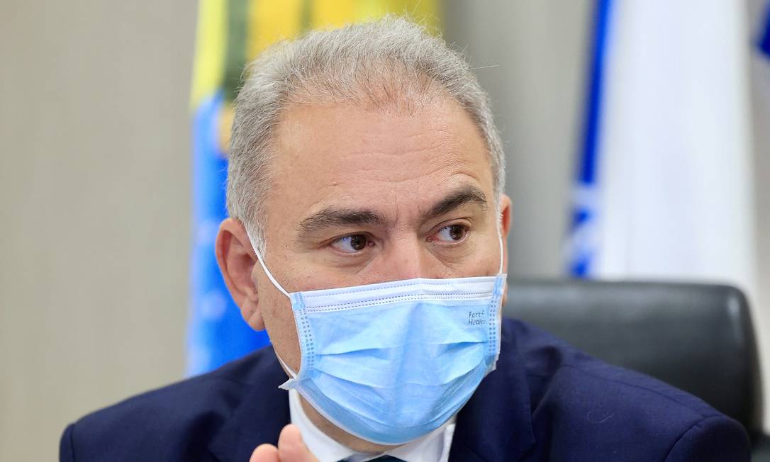 O ministro da saúde, Marcelo Queiroga. Foto: Walterson Rosa/MS