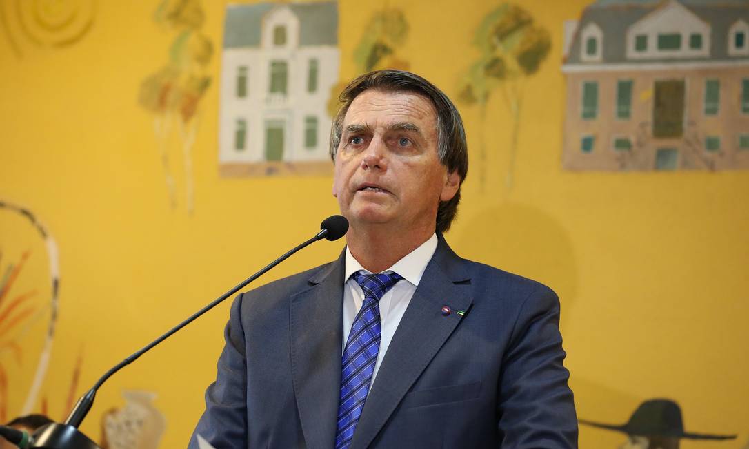 O presidente Jair Bolsonaro discursa durante visita ao Suriname Foto: Clauber Cleber Caetano/Presidência/20-01-2022