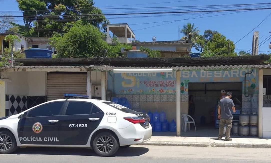 Depósito clandestino de gás interditado pela Polícia Civil em Rio das Pedras Foto: Divulgação