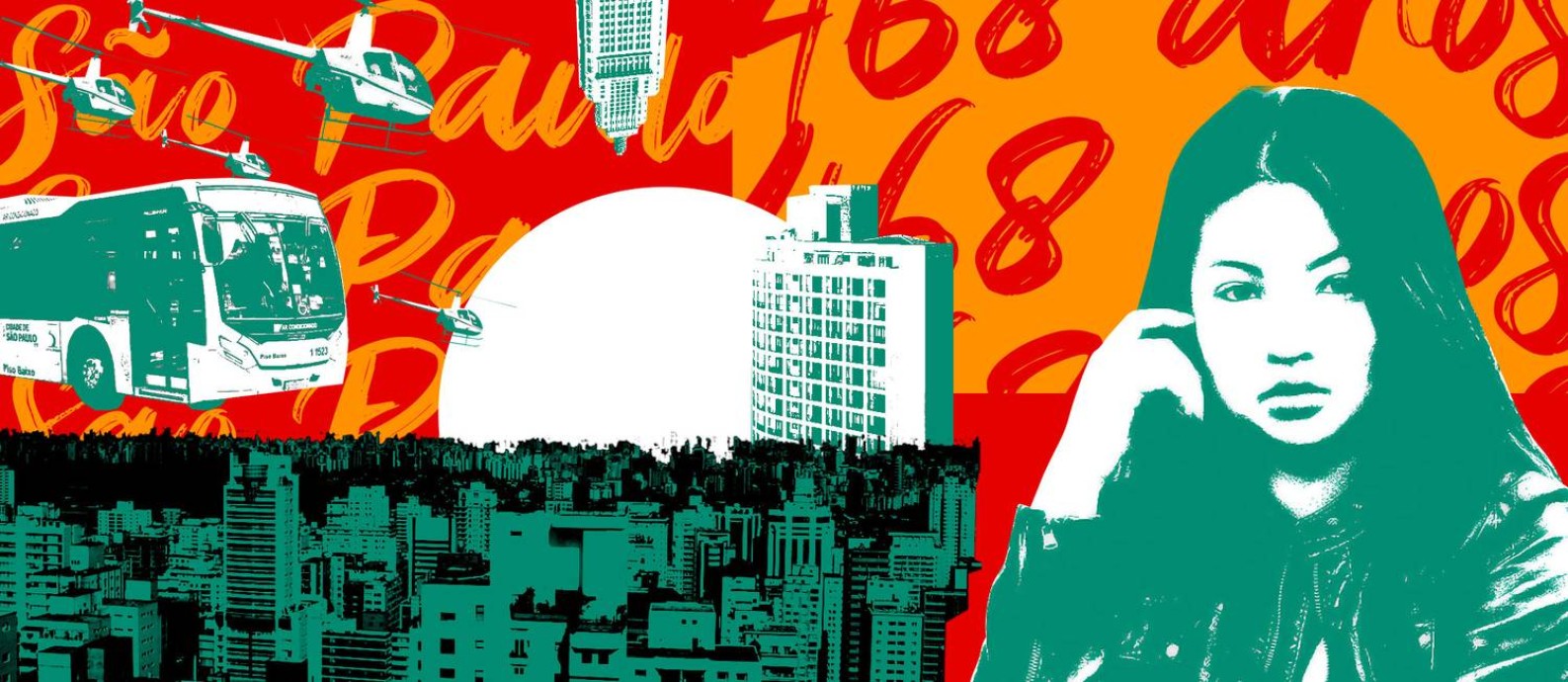 São Paulo comemora 468 anos nesta terça-feira Foto: Arte/O Globo
