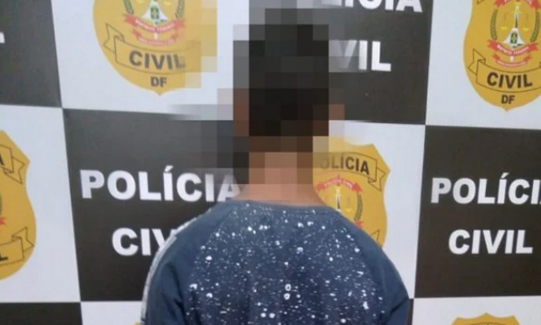 Acusado foi preso nove dias após o crime Foto: Divulgação/PCDF
