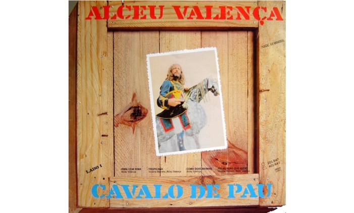 Capa do álbum “Cavalo de pau”, de Alceu Valença Foto: Reprodução