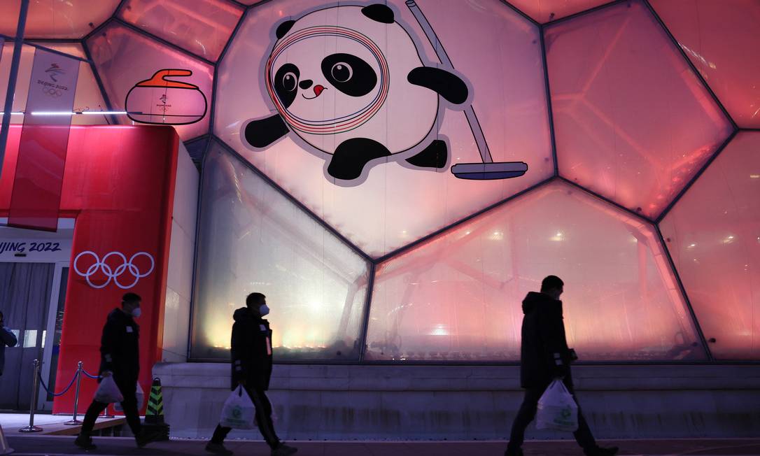 Cubo de Gelo agora abriga as competições de curling. Foto: EVELYN HOCKSTEIN / REUTERS