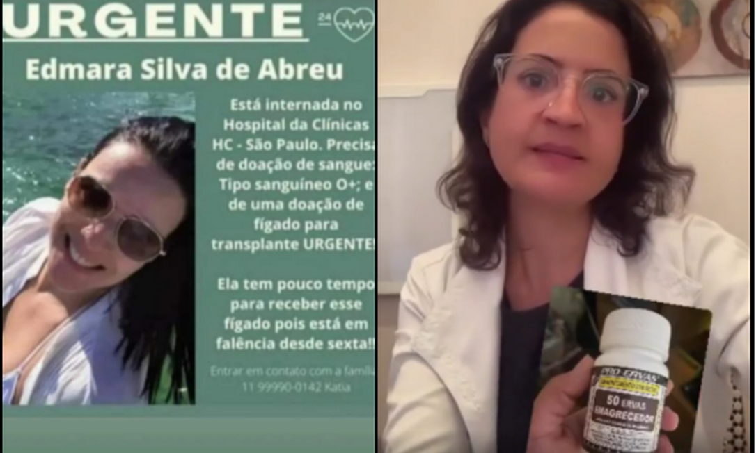 Médica Liliana Ducatti fez alerta sobre produto emagrecedor após paciente sofrer hepatite fulminante em razão do uso da substância Foto: Reprodução