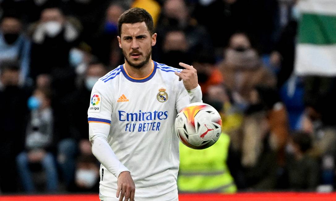 Hazard fica fora da lista de relacionados do Real Madrid para jogo