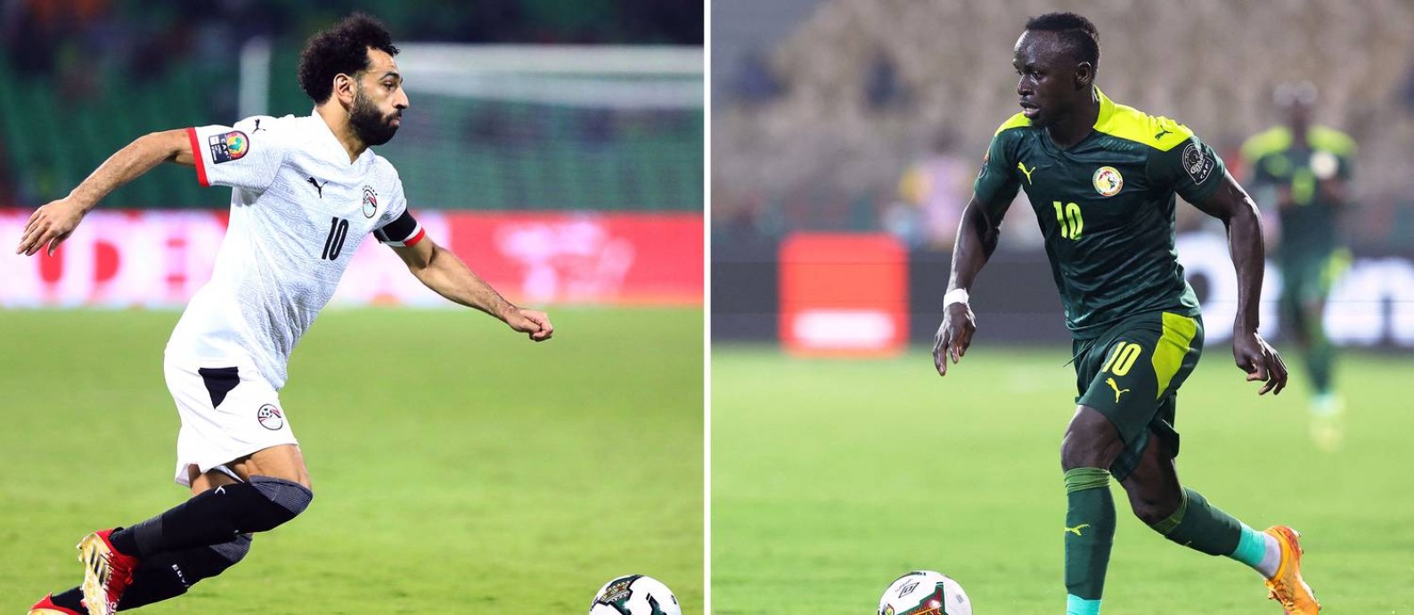 Salah e Mané são os dois maiores nomes do futebol africano na atualidade Foto: AFP