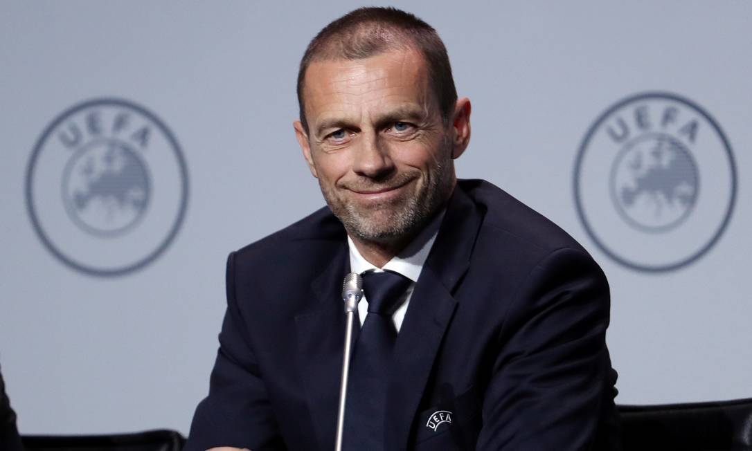 Aleksander Ceferin, presidente da Uefa e principal opositor da Superliga Foto: Yves Herman / Reuters