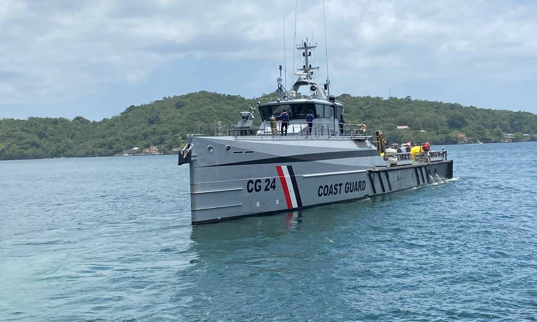 Embarcação da Guarda Costeira de Trinidad e Tobago Foto: Divulgação