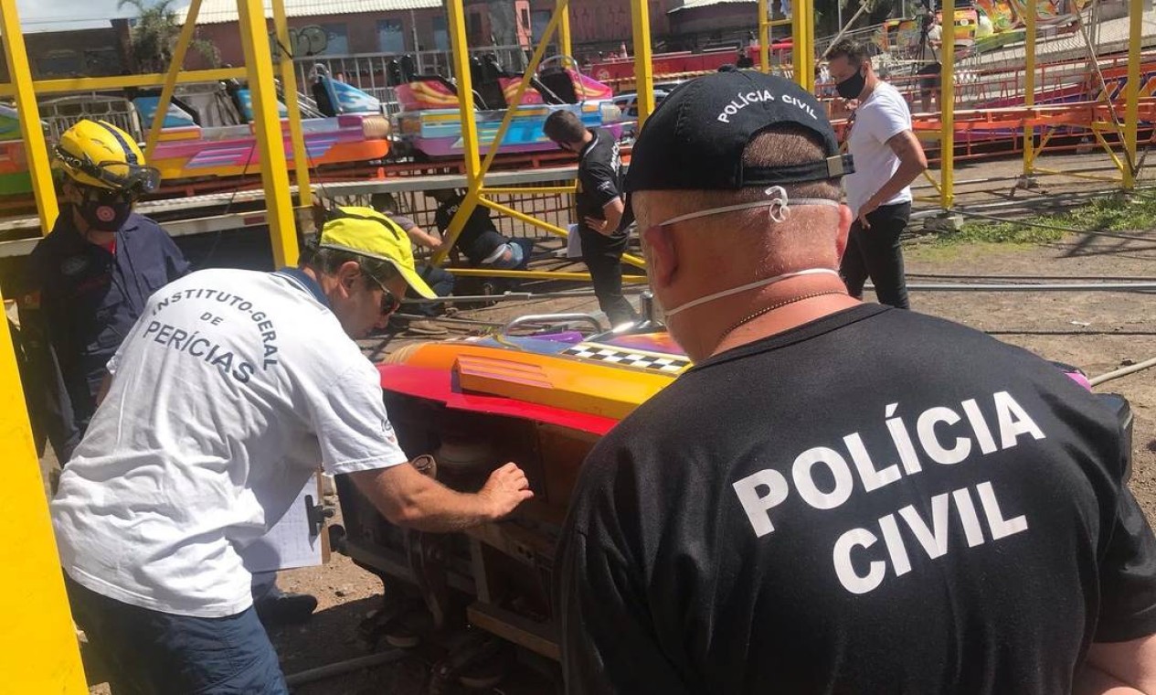 Brinquedo De Parque De Diversões é Periciado Após Acidente Que Deixou