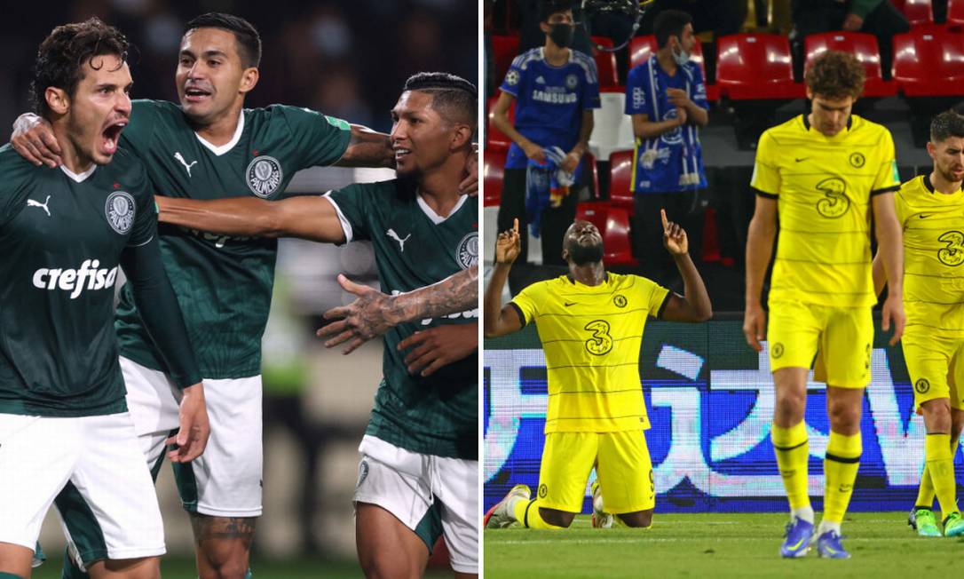 Palmeiras e Chelsea se enfrentam na final do Mundial Foto: REUTERS/Matthew Childs e Giuseppe CACACE / AFP
