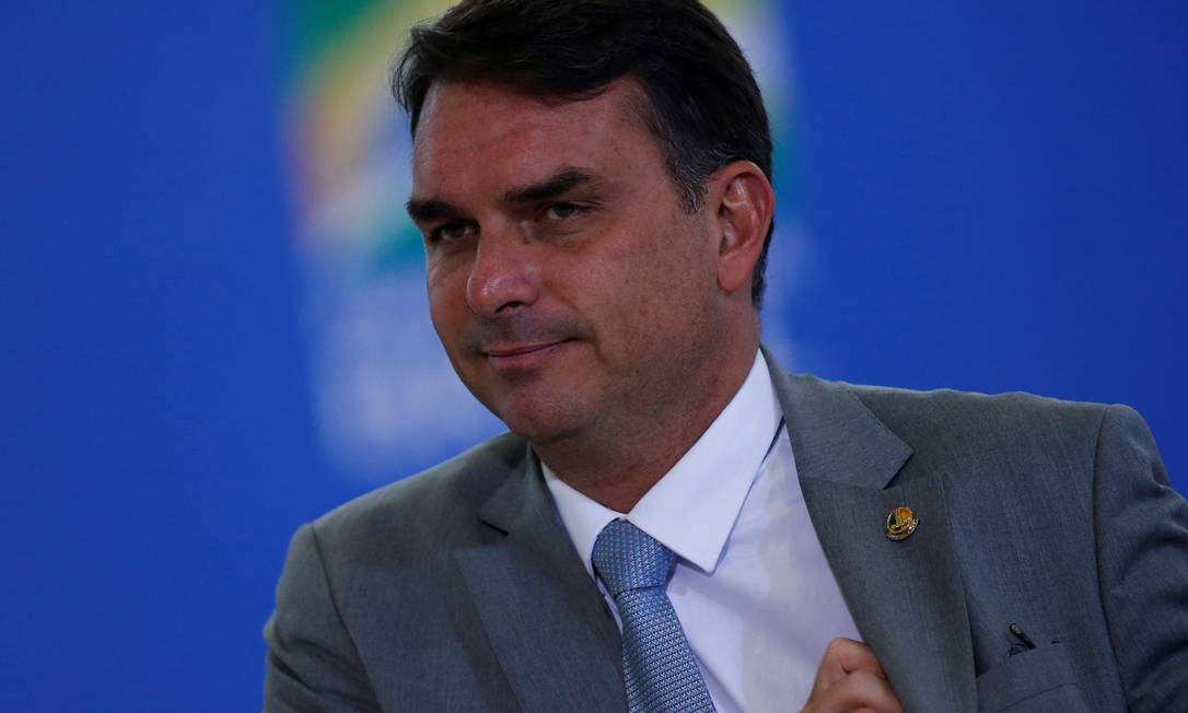 O senador Flávio Bolsonaro (PL-RJ) Foto: ADRIANO MACHADO / REUTERS