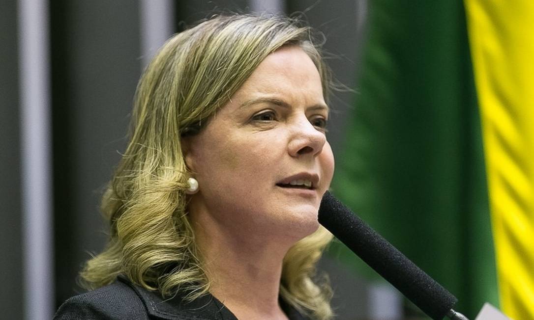 A presidente do PT, Gleisi Hoffmann Foto: Divulgação