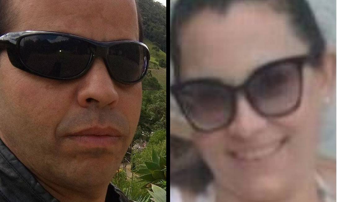 João Carlos Hottz e Marcelle Monteiro: ele confessou a morte da ex-companheira Foto: Reprodução