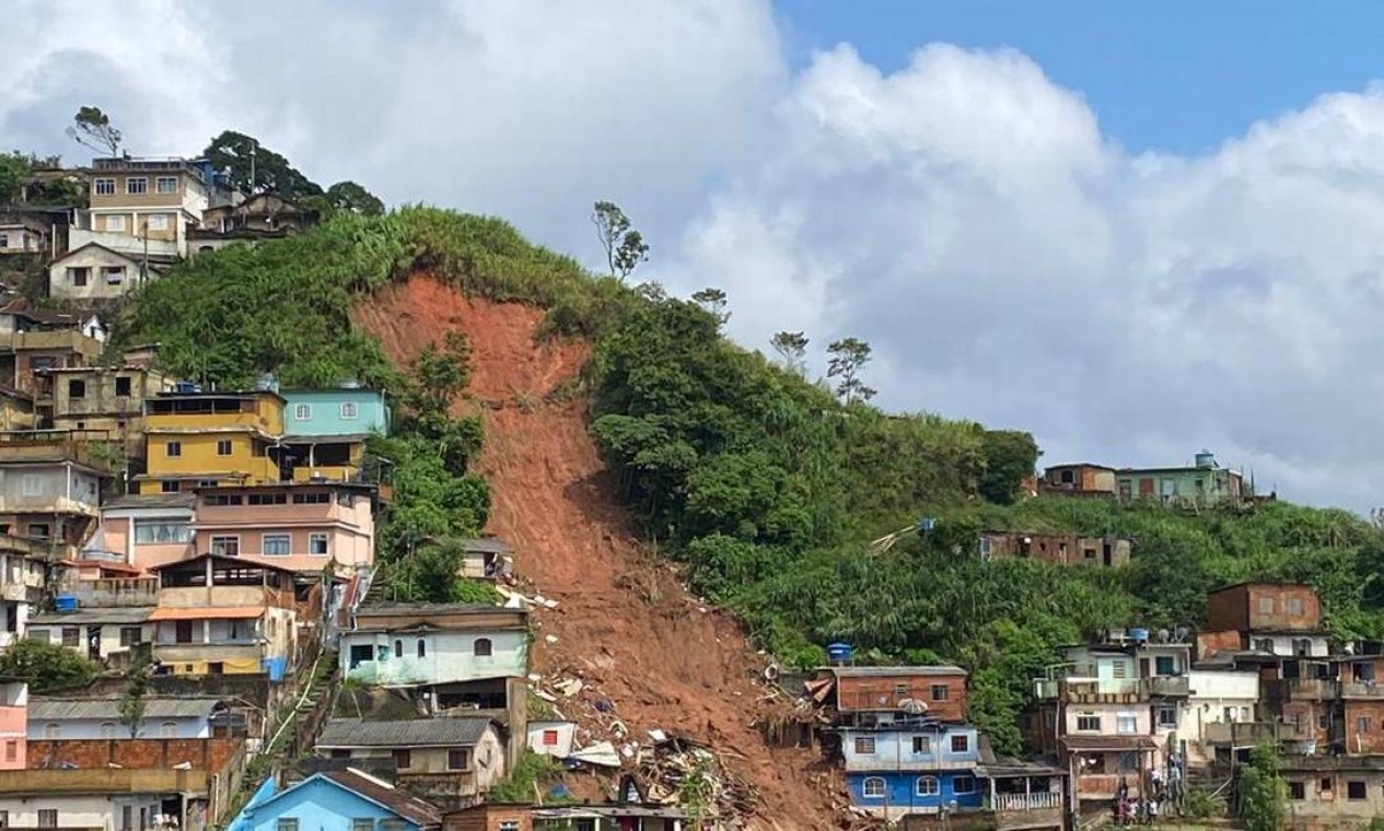 Deslizamento no Morro do Estado Foto: Márcia Foletto / Agência O Globo