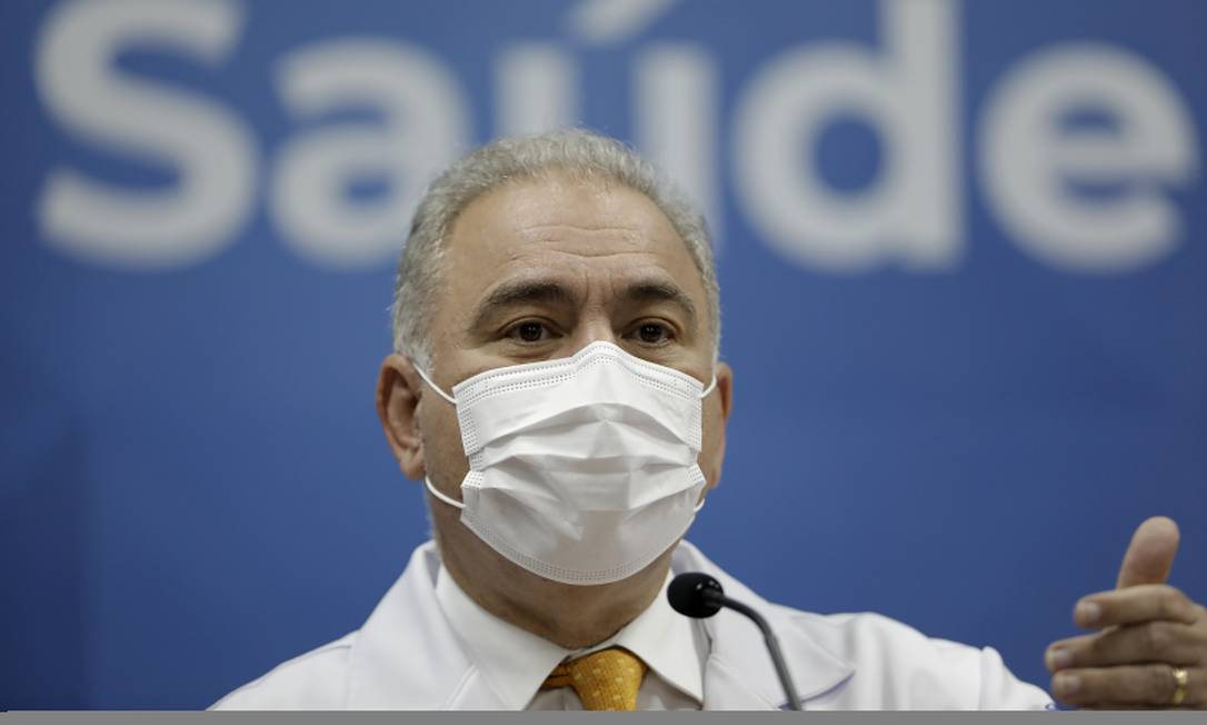 Marcelo Queiroga, ministro da Saúde Foto: CRISTIANO MARIZ / Agência O Globo