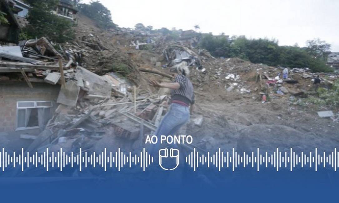 Cidade de Petrópolis foi devastada após o maior temporal verificado em mais de 90 anos Foto: Arte