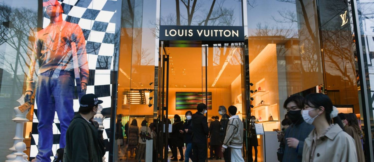 Loja da Louis Vuitton em Tóquio, no Japão Foto: Noriko Hayashi/12-2-2022 / Bloomberg