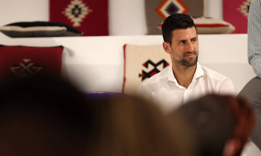 O tenista Novak Djokovic Foto: - / AFP