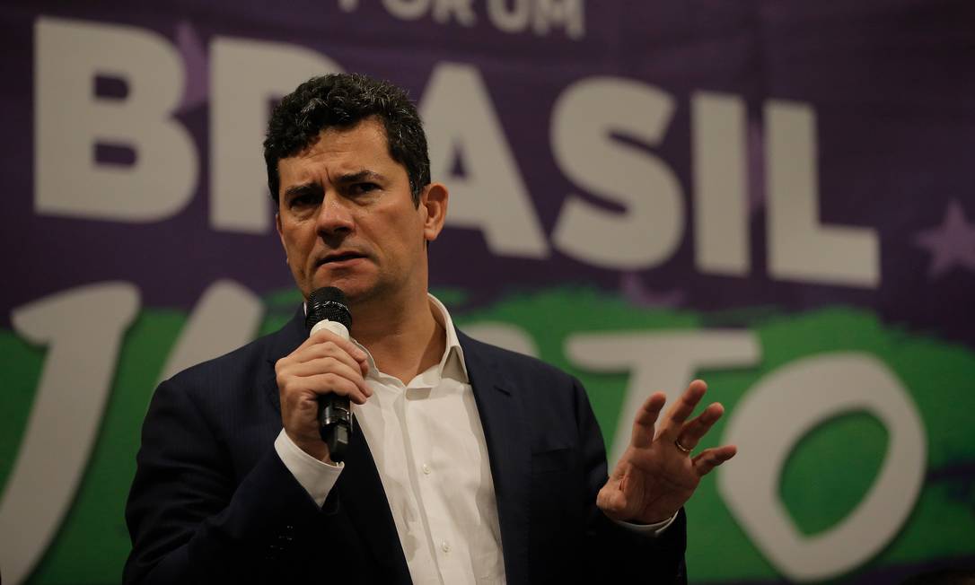 O pré-candidato à Presidência Sergio Moro (Podemos) 25/11/2021 Foto: Cristiano Mariz / Agência O Globo