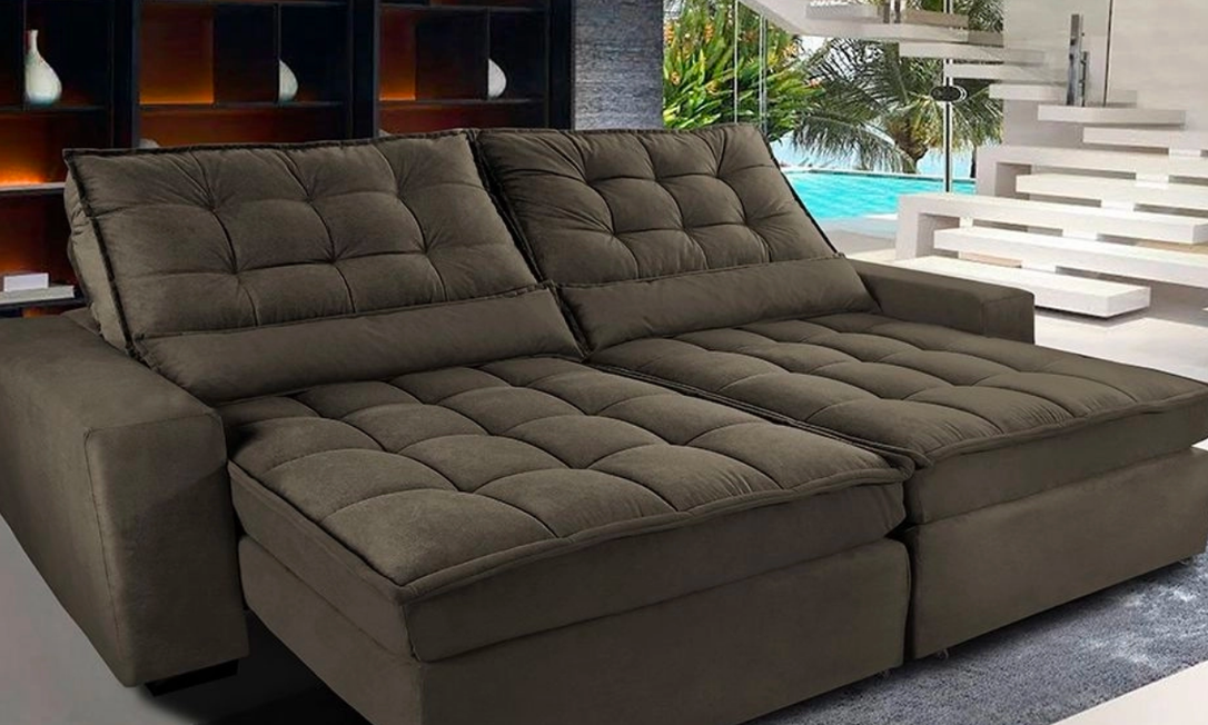 Um sofá com estrutura firme e molas ensacadas pode ser bastante macio e confortável. Foto: Reprodução/Shotpime