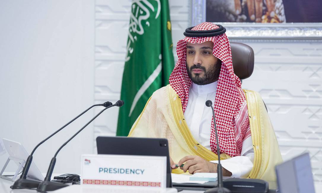 Mohamed bin Salman, príncipe herdeiro da Arábia Saudita Foto: BANDAR AL-JALOUD / AFP