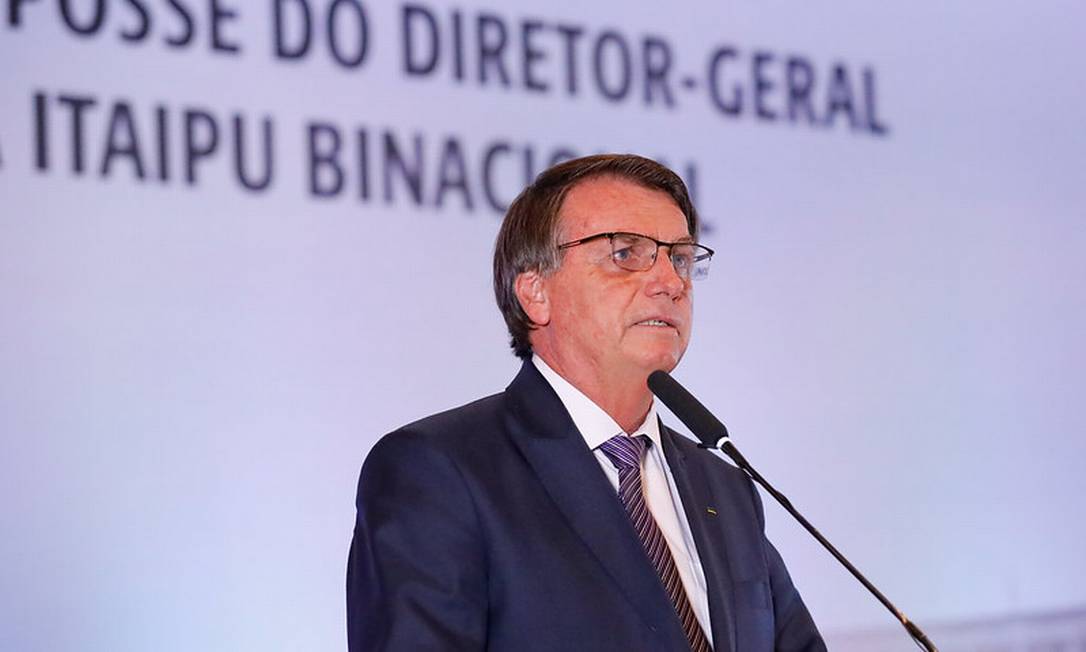 Bolsonaro elogia ditadores em posse de novo diretor de Itaipu Binacional Foto: Isac Nobrega / Divulgação