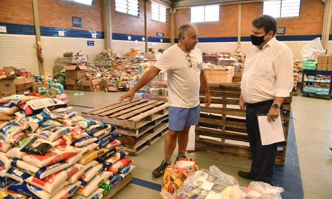 UERJ doa 3,5 toneladas de doações para vítimas das chuvas em Petrópolis Foto: Divulgação