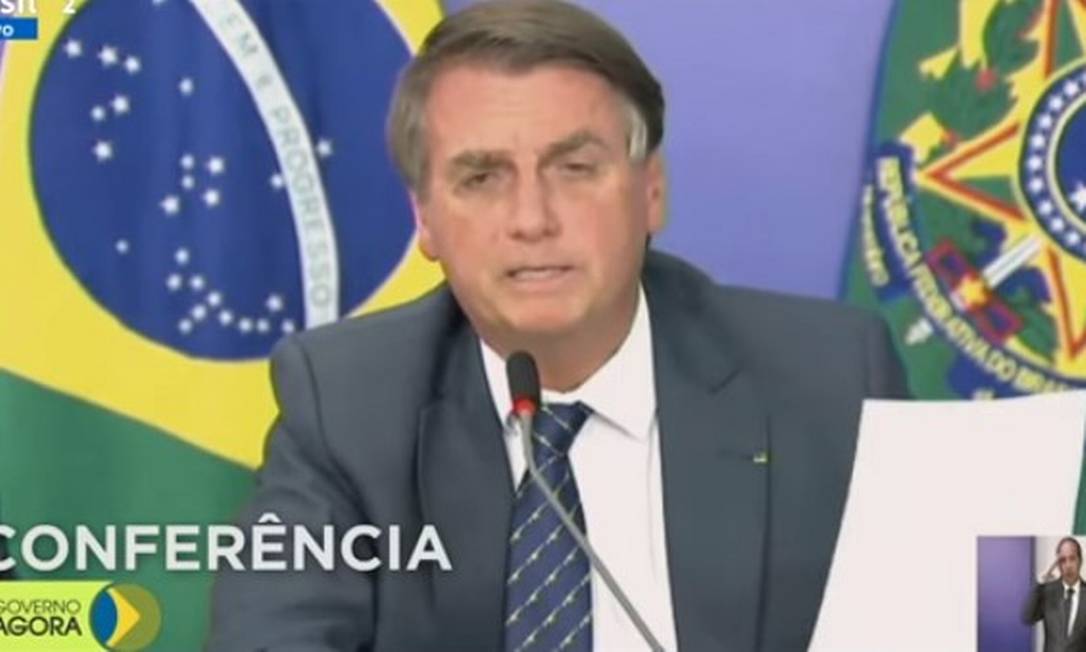 Bolsonaro critica ministros do STF: 'Não estiquem essa corda' Foto: Reprodução