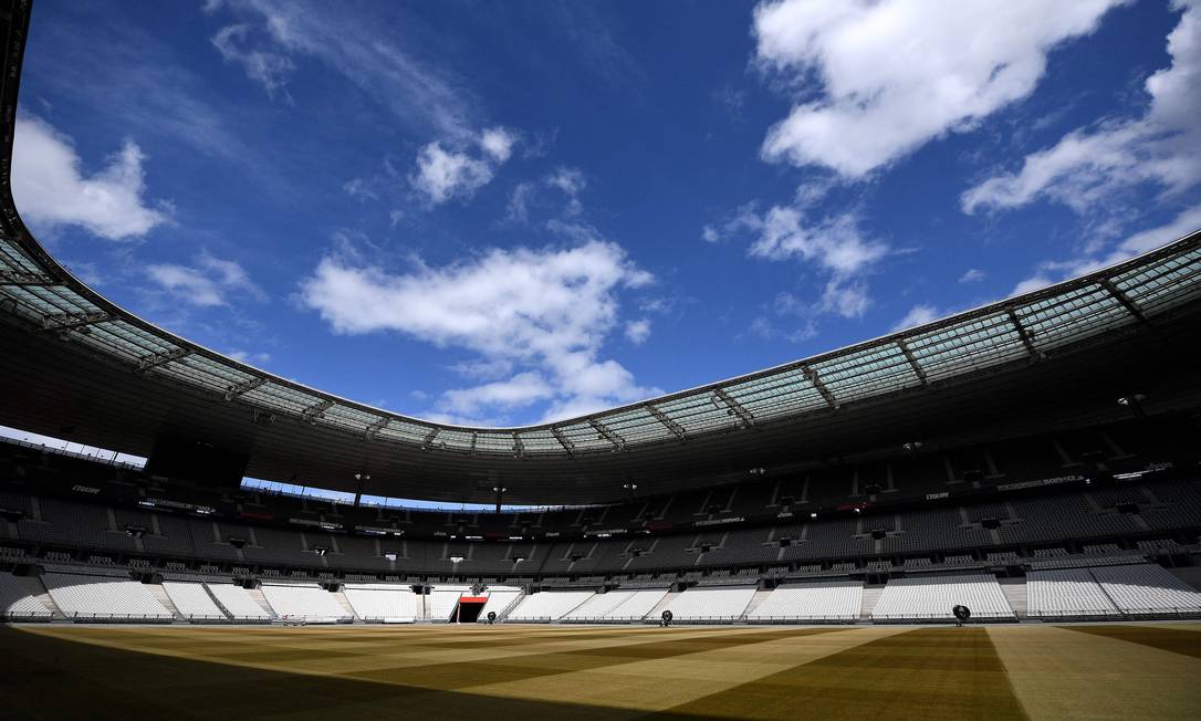 Stade de France, em Saint-Denis, será palco da final da Champions Foto: FRANCK FIFE / AFP