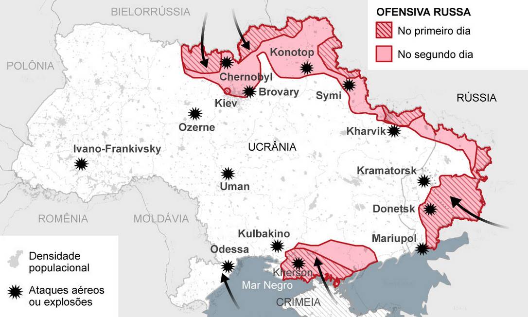 Guerra Na Ucrânia Mapas Mostram Avanço Das Tropas Russas Acompanhe Jornal O Globo 9010
