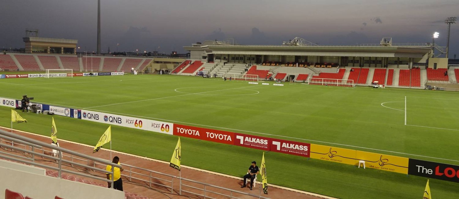 Estádio do Al Arabi SC tem capacidade para 13 mil pessoas Foto: Agência O Globo