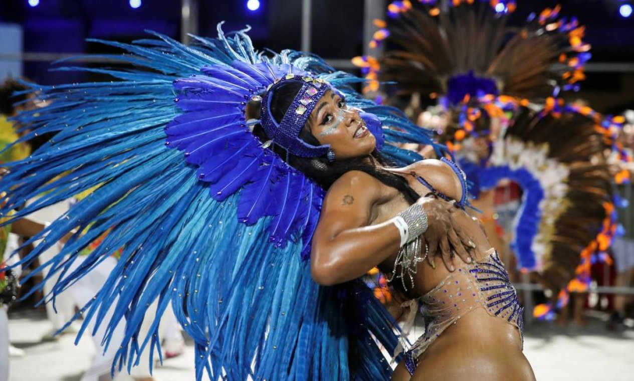 Apresentação do Unidos da Tijuca durante do Rio Carnaval Foto: Ricardo Moraes / Reuters