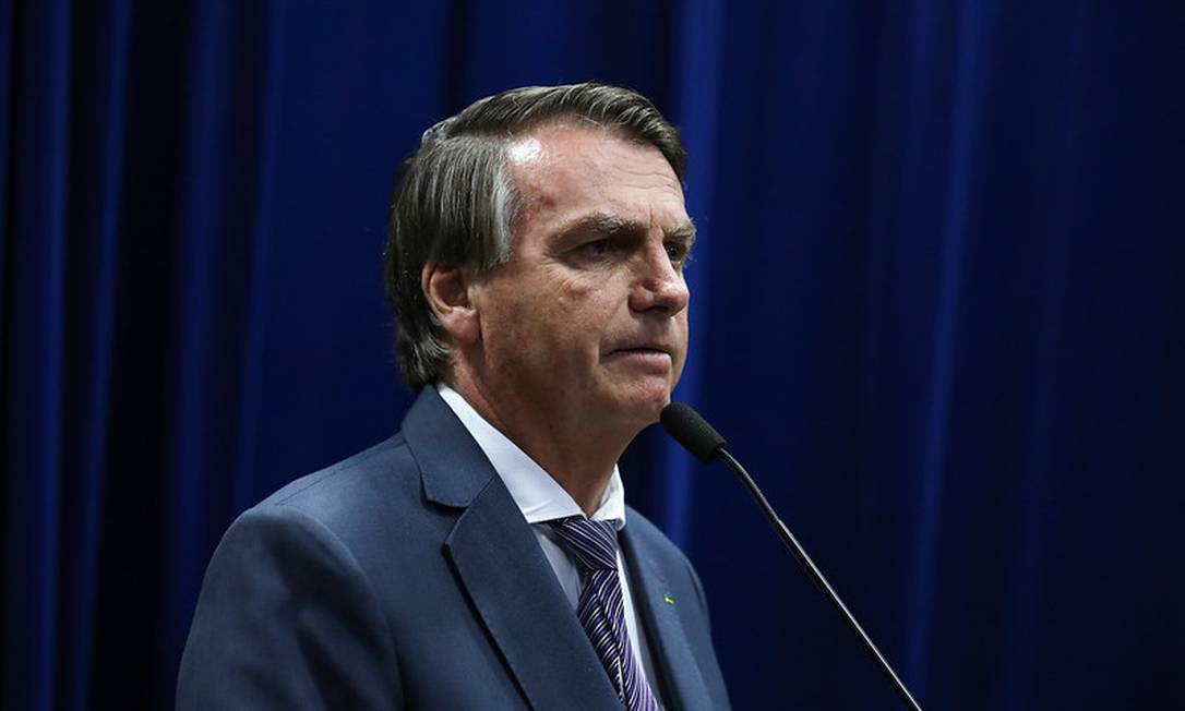 O presidente Jair Bolsonaro, em evento em fevereiro de 2022 na sede do Inmetro Foto: Clauber Cleber Caetano/Presidência/25-02-2022