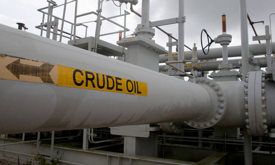 Duto da reserva estratégica de petróleo americana, no texas Foto: Richard Carson / Reuters/9-6-2016