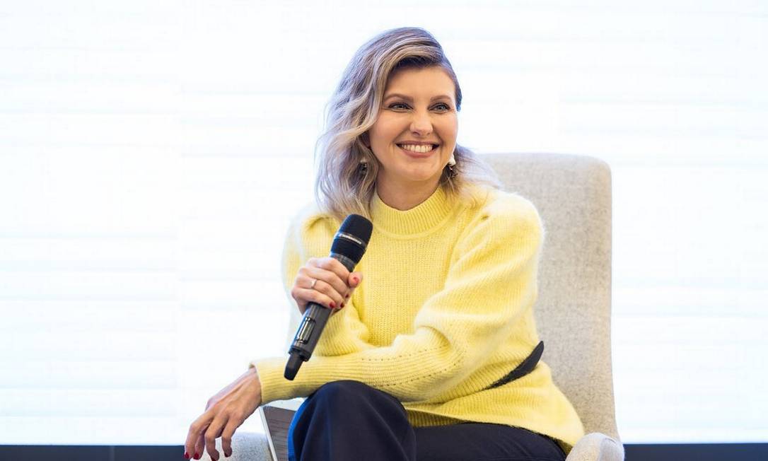 Formada em arquitetura, Olena Zelenska fez carreira como roteirista de comédia na produtora fundada com o marido Foto: Reprodução/Instagram