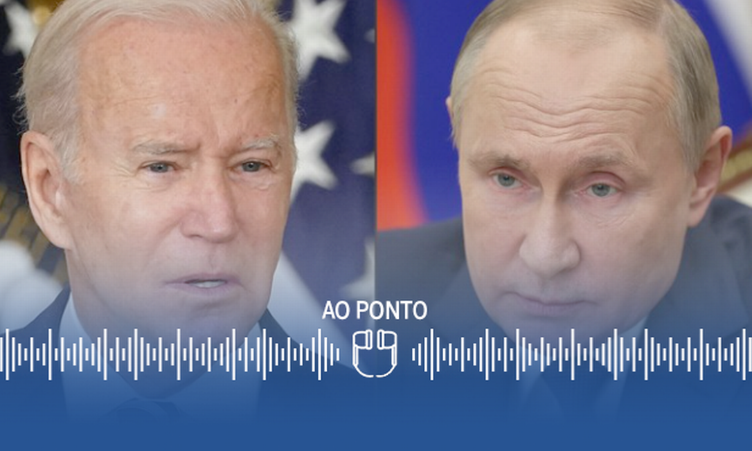 Putin trava duelo com Biden após invasão da Ucrânia, com rastro de mortes e destruição Foto: Arte