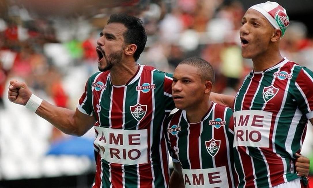 Fluminense foi campeão da Taça Guanabara de 2017 em cima do Flamengo Foto: Reprodução