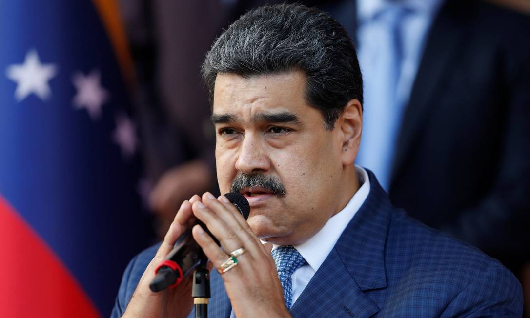 O presidente venezuelano Nicolás Maduro em Caracas Foto: Leonardo Fernandez Viloria / Reuters / 15-12-2021