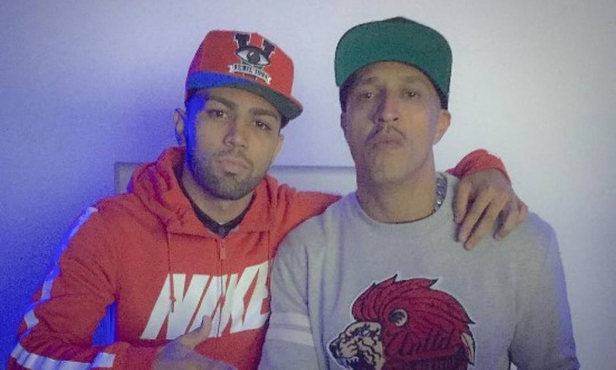 Gabigol e Mano Brown: jogador e rapper se conheceram em Santos e se tornaram amigos Foto: Reprodução / Instagram