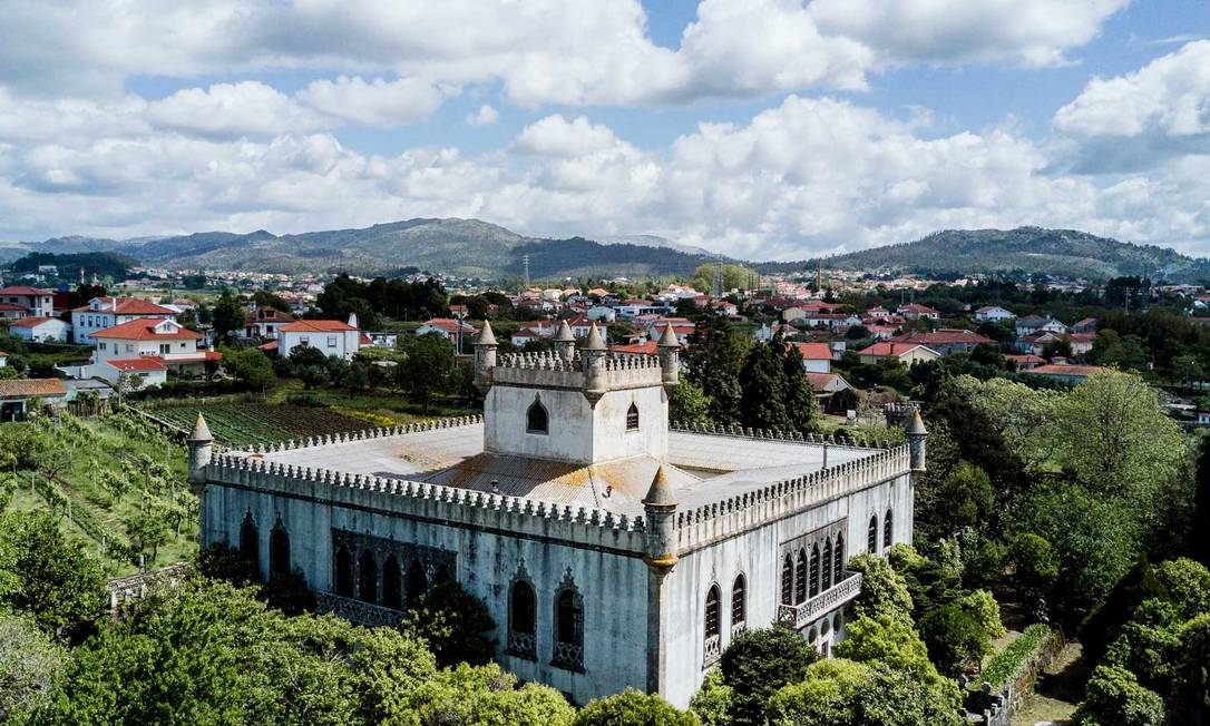 O Castelo de Santa Marta de Portuzelo, na cidade de Viana do Castelo, norte de Portugal, faz sucesso no Airbnb Foto: Reprodução