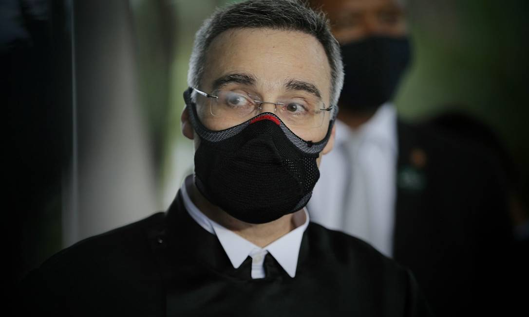Mendonça, que tomou posse no STF no fim de 2021, foi ministro da Justiça e chefe da AGU sob Bolsonaro Foto: Cristiano Mariz / Agência O Globo